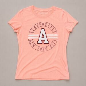 Classic AERO Aeropostale T-shirt Women L Short Sleeved